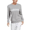 Adidas Bluza damska adidas Essentials Linear French Terry szara IC6880