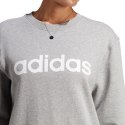 Adidas Bluza damska adidas Essentials Linear French Terry szara IC6880