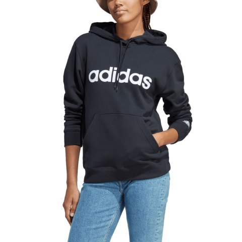 Adidas Bluza damska adidas Essentials Linear czarna IC4426 Adidas Bluza damska adidas Essentials Linear czarna IC4426