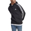 Adidas Bluza męska adidas Essentials French Terry 3-Stripes Hoodie czarna IC0435