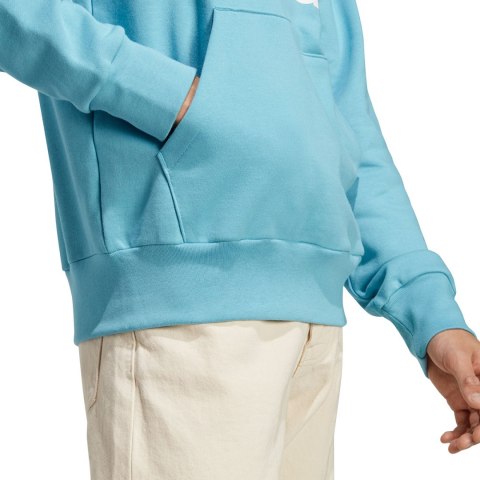 Adidas Bluza męska adidas Essentials French Terry Big Logo Hoodie błękitna IC9367 Adidas Bluza męska adidas Essentials French Terry Big Logo Hoodie błękitna IC9367