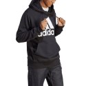 Adidas Bluza męska adidas Essentials French Terry Big Logo Hoodie czarna IC9363