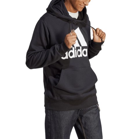 Adidas Bluza męska adidas Essentials French Terry Big Logo Hoodie czarna IC9363 Adidas Bluza męska adidas Essentials French Terry Big Logo Hoodie czarna IC9363