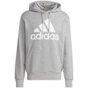 Adidas Bluza męska adidas Essentials French Terry Big Logo Hoodie szara IC9364