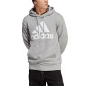 Adidas Bluza męska adidas Essentials French Terry Big Logo Hoodie szara IC9364