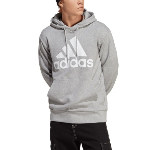 Adidas Bluza męska adidas Essentials French Terry Big Logo Hoodie szara IC9364 Adidas Bluza męska adidas Essentials French Terry Big Logo Hoodie szara IC9364
