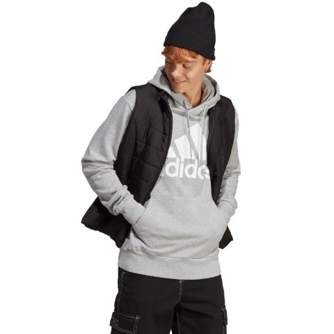 Adidas Bluza męska adidas Essentials French Terry Big Logo Hoodie szara IC9364 Adidas Bluza męska adidas Essentials French Terry Big Logo Hoodie szara IC9364