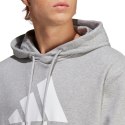 Adidas Bluza męska adidas Essentials French Terry Big Logo Hoodie szara IC9364