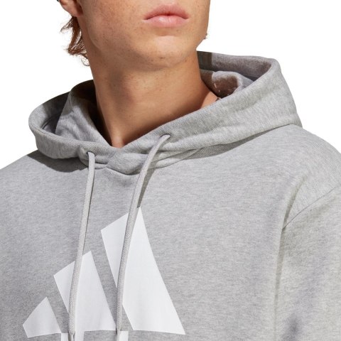 Adidas Bluza męska adidas Essentials French Terry Big Logo Hoodie szara IC9364 Adidas Bluza męska adidas Essentials French Terry Big Logo Hoodie szara IC9364