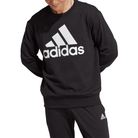Adidas Bluza męska adidas Essentials French Terry Big Logo czarna IC9324 Adidas Bluza męska adidas Essentials French Terry Big Logo czarna IC9324