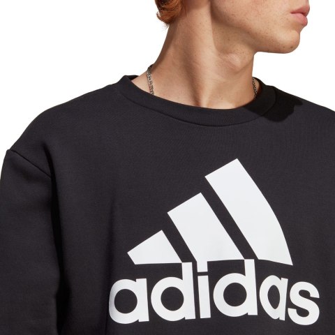 Adidas Bluza męska adidas Essentials French Terry Big Logo czarna IC9324 Adidas Bluza męska adidas Essentials French Terry Big Logo czarna IC9324
