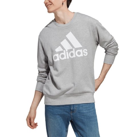 Adidas Bluza męska adidas Essentials French Terry Big Logo szara IC9326 Adidas Bluza męska adidas Essentials French Terry Big Logo szara IC9326
