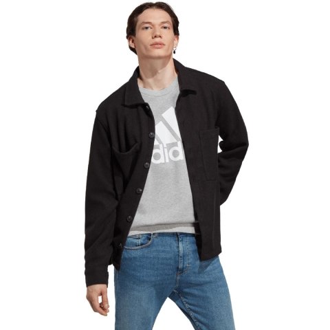 Adidas Bluza męska adidas Essentials French Terry Big Logo szara IC9326 Adidas Bluza męska adidas Essentials French Terry Big Logo szara IC9326