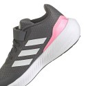 Adidas Buty dla dzieci adidas RunFalcon 3.0 EL K szaro-różowe HP5873