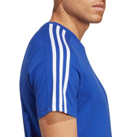 Adidas Koszulka męska adidas Essentials Single Jersey 3-Stripes niebieska IC9338 Adidas Koszulka męska adidas Essentials Single Jersey 3-Stripes niebieska IC9338