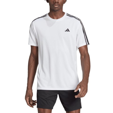 Adidas Koszulka męska adidas Train Essentials 3-Stripes Training Tee biała IB8151 Adidas Koszulka męska adidas Train Essentials 3-Stripes Training Tee biała IB8151