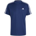 Adidas Koszulka męska adidas Train Essentials 3-Stripes Training Tee granatowa IB8152