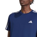 Adidas Koszulka męska adidas Train Essentials 3-Stripes Training Tee granatowa IB8152