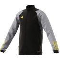 Adidas teamwear Bluza dla dzieci adidas Tiro 23 Competition Training czarno-szara HU1313