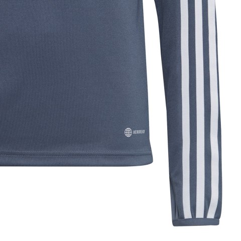 Adidas teamwear Bluza dla dzieci adidas Tiro 23 League Training Top szaro-biała HS3491 Adidas teamwear Bluza dla dzieci adidas Tiro 23 League Training Top szaro-biała HS3491