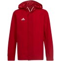 Adidas teamwear Kurtka dla dzieci adidas Entrada 22 All-Weather czerwona IK4013