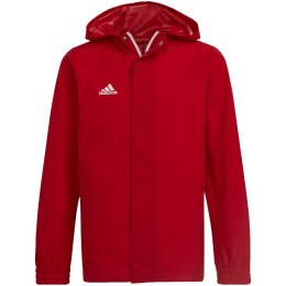 Adidas teamwear Kurtka dla dzieci adidas Entrada 22 All-Weather czerwona IK4013