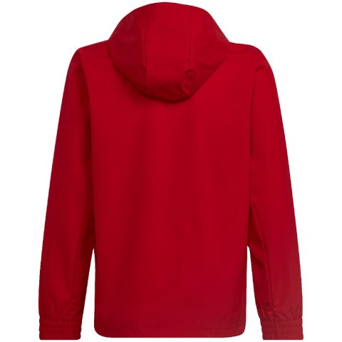 Adidas teamwear Kurtka dla dzieci adidas Entrada 22 All-Weather czerwona IK4013 Adidas teamwear Kurtka dla dzieci adidas Entrada 22 All-Weather czerwona IK4013