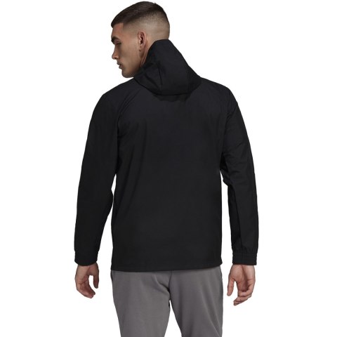 Adidas teamwear Kurtka męska adidas Entrada 22 All-Weather czarna IK4010 Adidas teamwear Kurtka męska adidas Entrada 22 All-Weather czarna IK4010