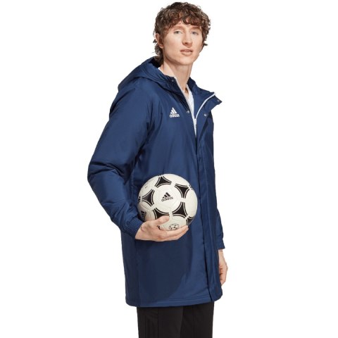 Adidas teamwear Kurtka męska adidas Entrada 22 Stadium Jacket granatowa IB6077 Adidas teamwear Kurtka męska adidas Entrada 22 Stadium Jacket granatowa IB6077
