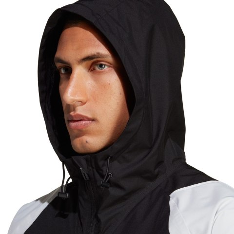 Adidas teamwear Kurtka męska adidas Tiro 23 Competition All-Weather czarno-szara IC4571 Adidas teamwear Kurtka męska adidas Tiro 23 Competition All-Weather czarno-szara IC4571