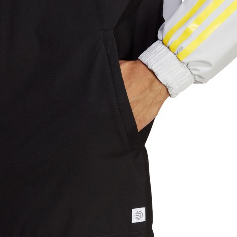 Adidas teamwear Kurtka męska adidas Tiro 23 Competition All-Weather czarno-szara IC4571 Adidas teamwear Kurtka męska adidas Tiro 23 Competition All-Weather czarno-szara IC4571