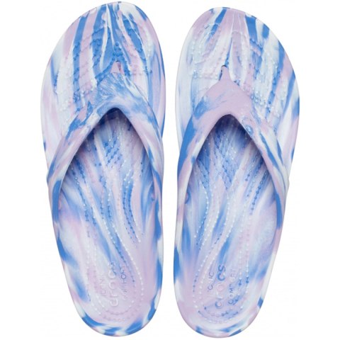 Crocs Klapki damskie Crocs Kadee II Marbled Flip W niebiesko-różowe 208331 5PT Crocs Klapki damskie Crocs Kadee II Marbled Flip W niebiesko-różowe 208331 5PT