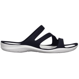 Crocs Klapki damskie Crocs Swiftwater Sandal W granatowo-białe 203998 462