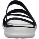 Crocs Klapki damskie Crocs Swiftwater Sandal W granatowo-białe 203998 462