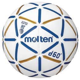 Molten Piłka ręczna Molten H1D4000-BW D60 IHF Approved biało-niebiesko-złota