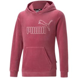 Puma Bluza dla dzieci Puma ESS + Velour Hoodie G różowa 671040 45