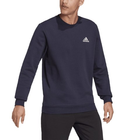 Adidas Bluza męska adidas Essentials Fleece granatowa H42002 Adidas Bluza męska adidas Essentials Fleece granatowa H42002