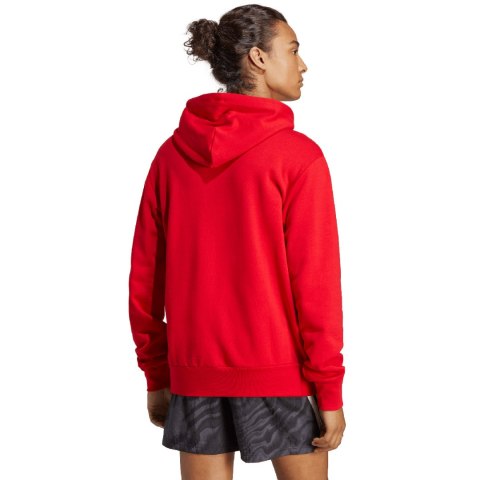 Adidas Bluza męska adidas Essentials French Terry Big Logo Hoodie czerwona IC9365 Adidas Bluza męska adidas Essentials French Terry Big Logo Hoodie czerwona IC9365