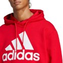 Adidas Bluza męska adidas Essentials French Terry Big Logo Hoodie czerwona IC9365