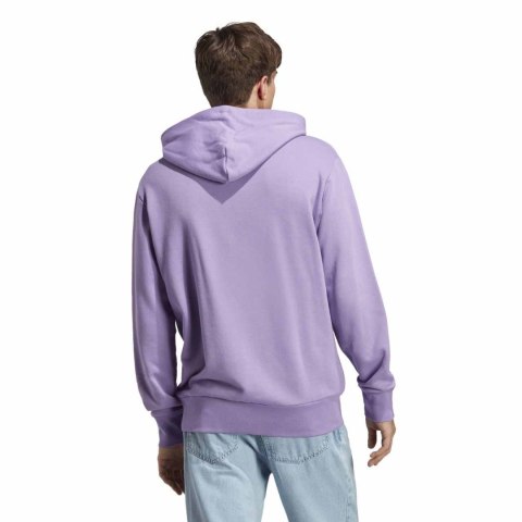 Adidas Bluza męska adidas Essentials French Terry Big Logo Hoodie fioletowa IC9368 Adidas Bluza męska adidas Essentials French Terry Big Logo Hoodie fioletowa IC9368