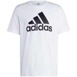 Adidas Koszulka męska adidas Essentials Single Jersey Big Logo Tee biała IC9349