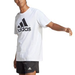 Adidas Koszulka męska adidas Essentials Single Jersey Big Logo Tee biała IC9349