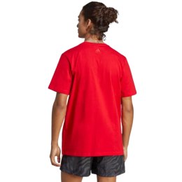 Adidas Koszulka męska adidas Essentials Single Jersey Big Logo czerwona IC9352