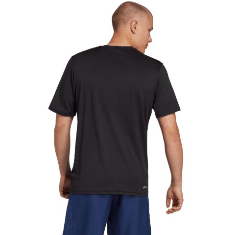 Adidas Koszulka męska adidas Train Essentials Stretch Training czarna IC7413 Adidas Koszulka męska adidas Train Essentials Stretch Training czarna IC7413