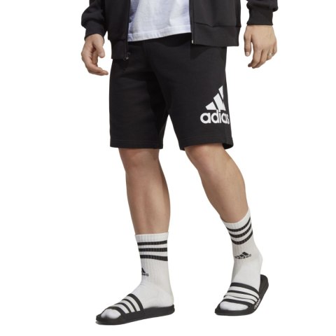 Adidas Spodenki męskie adidas Essentials Big Logo French Terry czarne IC9401 Adidas Spodenki męskie adidas Essentials Big Logo French Terry czarne IC9401