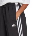 Adidas Spodnie damskie adidas Essentials 3-Stripes French Terry Loose-Fit czarne HA4375