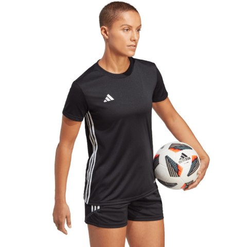 Adidas teamwear Koszulka damska adidas Tabela 23 Jersey czarna H44532 Adidas teamwear Koszulka damska adidas Tabela 23 Jersey czarna H44532