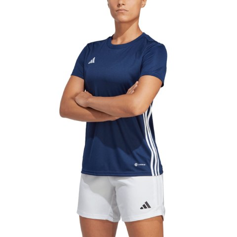 Adidas teamwear Koszulka damska adidas Tabela 23 Jersey granatowa H44531 Adidas teamwear Koszulka damska adidas Tabela 23 Jersey granatowa H44531