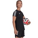 Adidas teamwear Koszulka damska adidas Tiro 23 League Jersey czarna HR4612