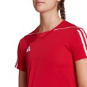 Adidas teamwear Koszulka damska adidas Tiro 23 League Jersey czerwona HT6549